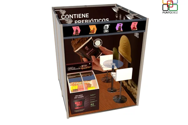 Puntodiez MDF Stand 16